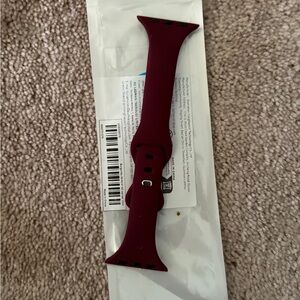 Apple Watch Maroon Watch Band